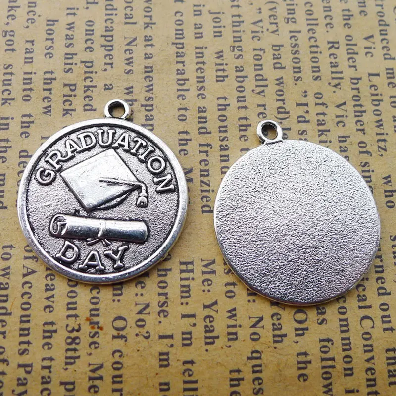 

Модные круглые подвески RAINXTAR из сплава 23*26 мм, 10 шт., AAC1577