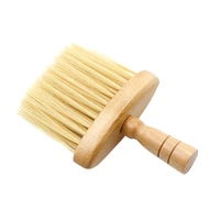 wood handle hair brush barber cleaning brush home and salon professional soft brush head hair styling tools