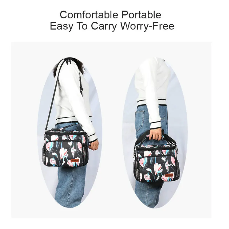 DENUONISS складная сумка-холодильник с принтом Водонепроницаемая Термосумка для