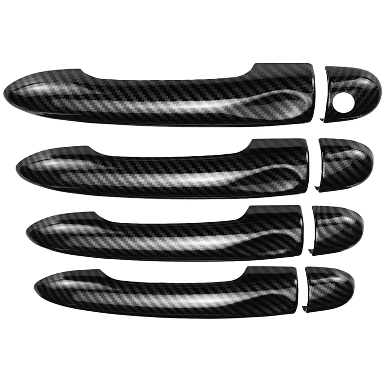 

Carbon Fiber Door Handle Cover Trim with Key Hole for Renault Megane 3 2008-2016