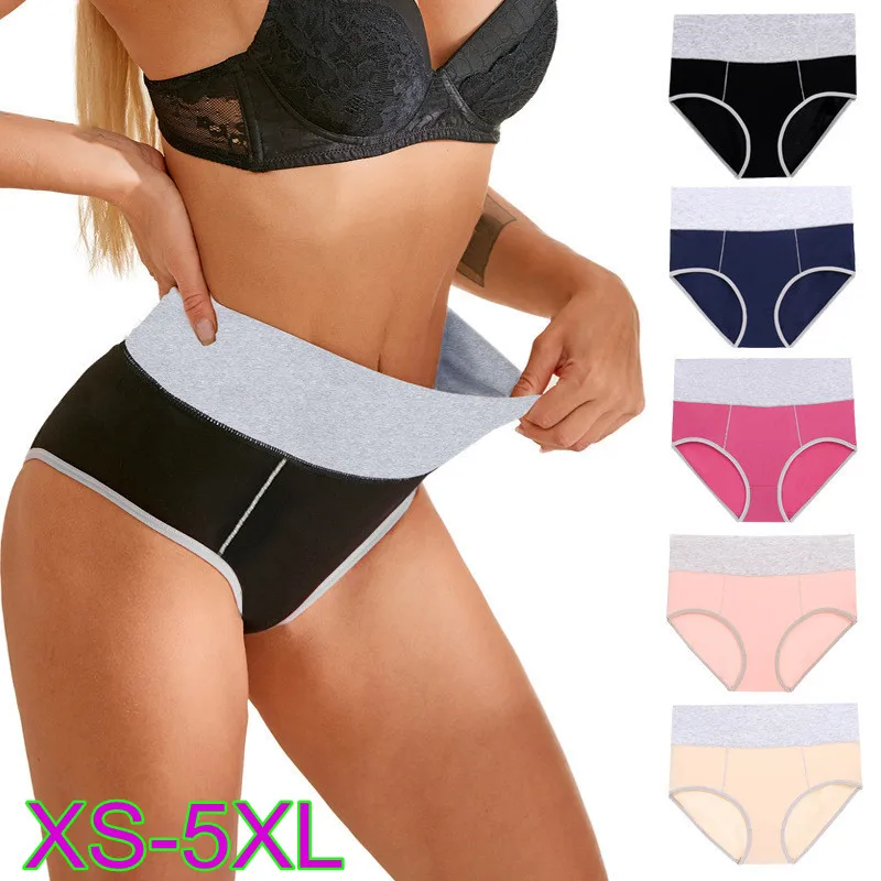 Женское нижнее белье XS-5XL хлопковые трусики международные разные размеры женские