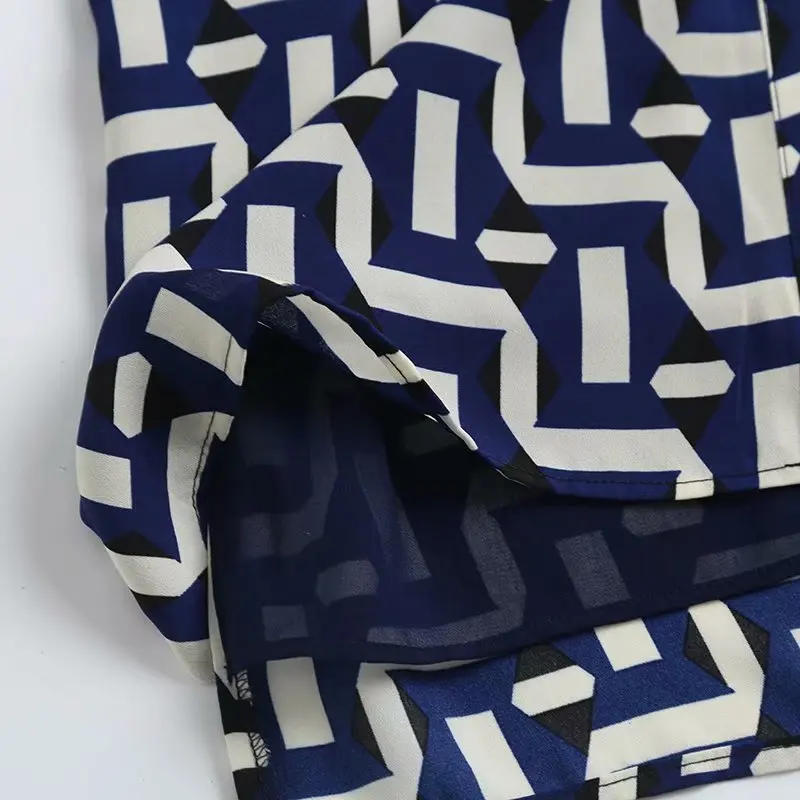 

Summer Dress Women England Style Vintage Geometric Printing Elegant Sashes Party Long Dress Vestidos De Fiesta De Noche