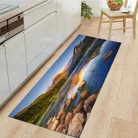 landscape corridor carpet soft flannel kitchen bedroom mat modern living room home decor area rugs durable entrance doormat