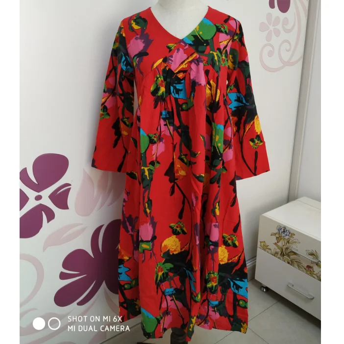 2019 осеннее Новое Стильное народное платье женская одежда хлопковое и льняное с