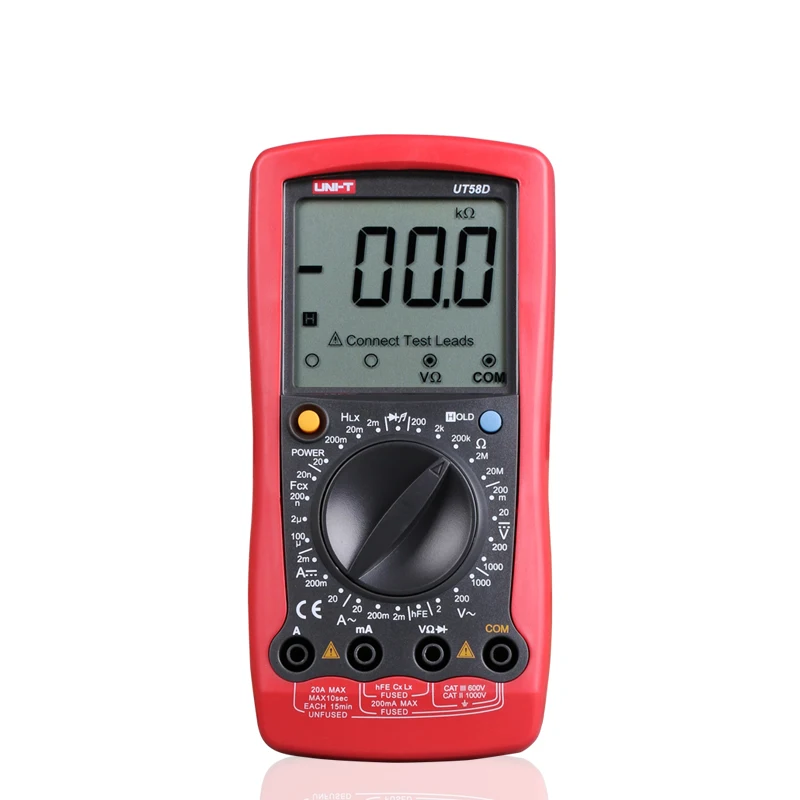 UNI-T UT58A/UT58B/UT58C/UT58D Resistance/Capacitance/Frequency/Temperature Test Manual range General Digital Multimeter | Инструменты