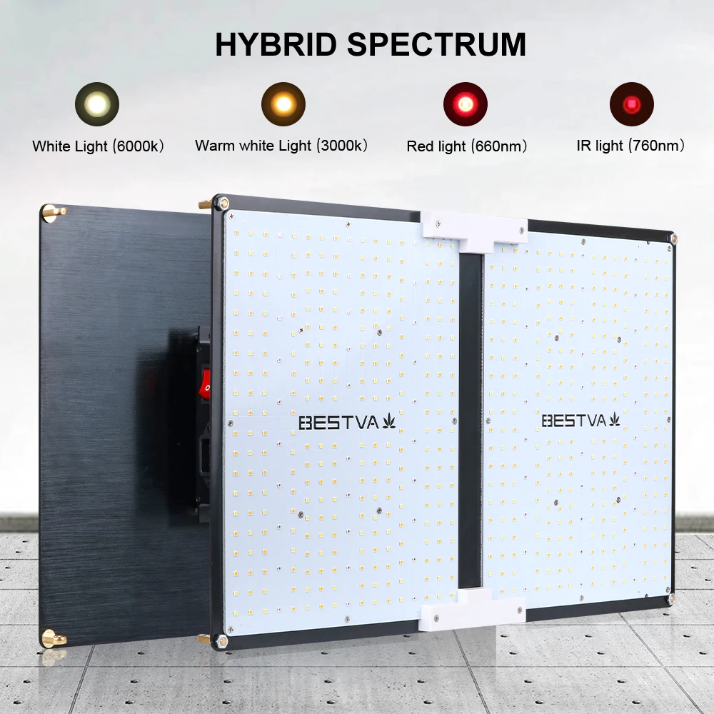 BESTVA Светодиодная лампа для выращивания растений 2000 Вт полный спектр освещение