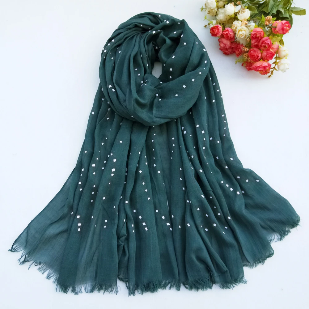 Женские хлопковые длинные шарфы весенние женские шали тонкие летние пляжные