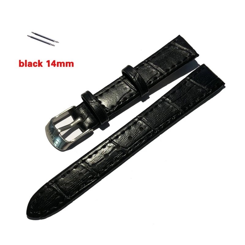 Ремешок из натуральной кожи для наручных часов водонепроницаемый браслет со