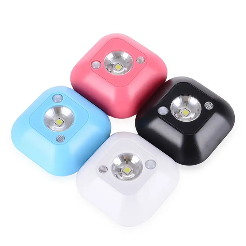 

2021 Outdoor Tools Practical Mini LED Wireless Light Motion Activated Sensor Lights Battery Powered Emergency Lights