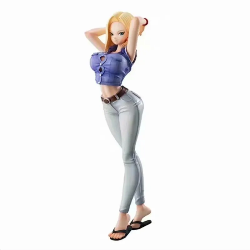 Экшн-фигурка игрушечная из лазурита Android 18 19 см Рождественский подарок с коробкой