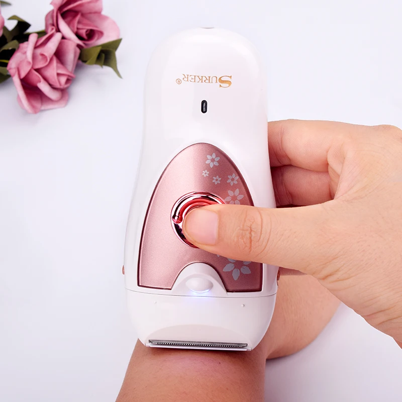 

Portable 2 in 1 Electric Razor Hair Removal Epilator Washable Women Shaver Rechargeable Face Body Bikini Leg Arm Shaving Trimmer