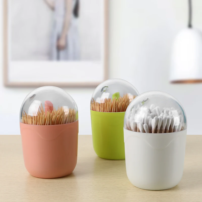 Реативная зубочистка ватный тампон коробка портативная для хранения зубочисток