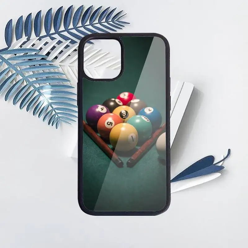 

board game Billiards Balls pattern Phone Case PC for iPhone 11 12 pro XS MAX 8 7 6 6S Plus X 5S SE 2020 XR
