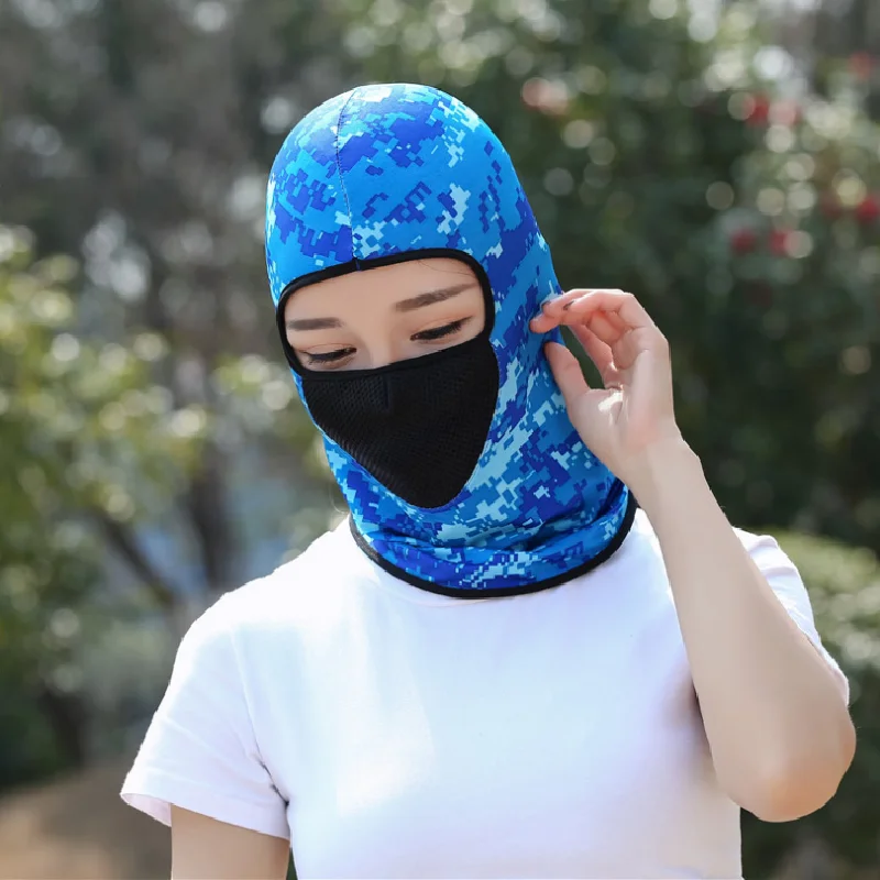 Motorcycle Sunscreen And Dustproof Headgear Riding Hood Windproof Outdoor Tactical Riding Hood Quick-Drying Helmet Liner Hood