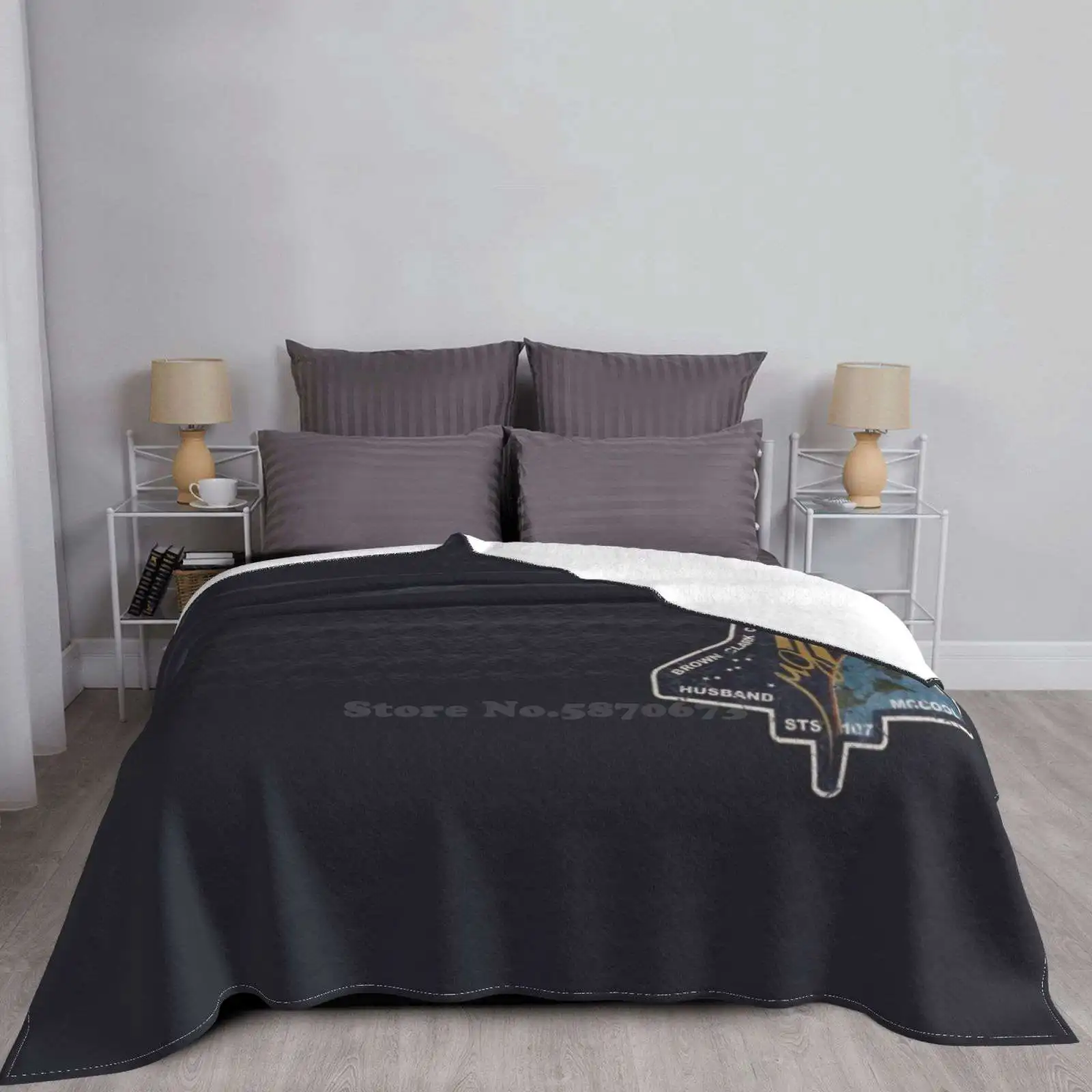 Космическая Миссия стихийный Креативный дизайн удобное фланелевое одеяло патч