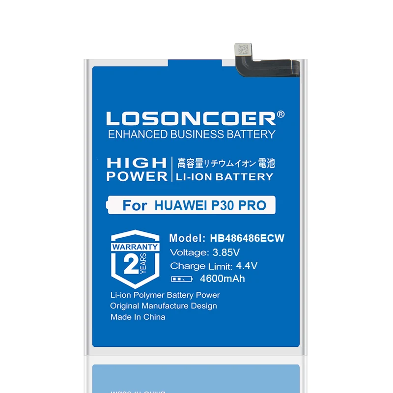Аккумулятор LOSONCOER HB486486ECW 4600 мАч для Huawei P30 Pro P30Pro Mate20 Mate 20 | Мобильные телефоны и