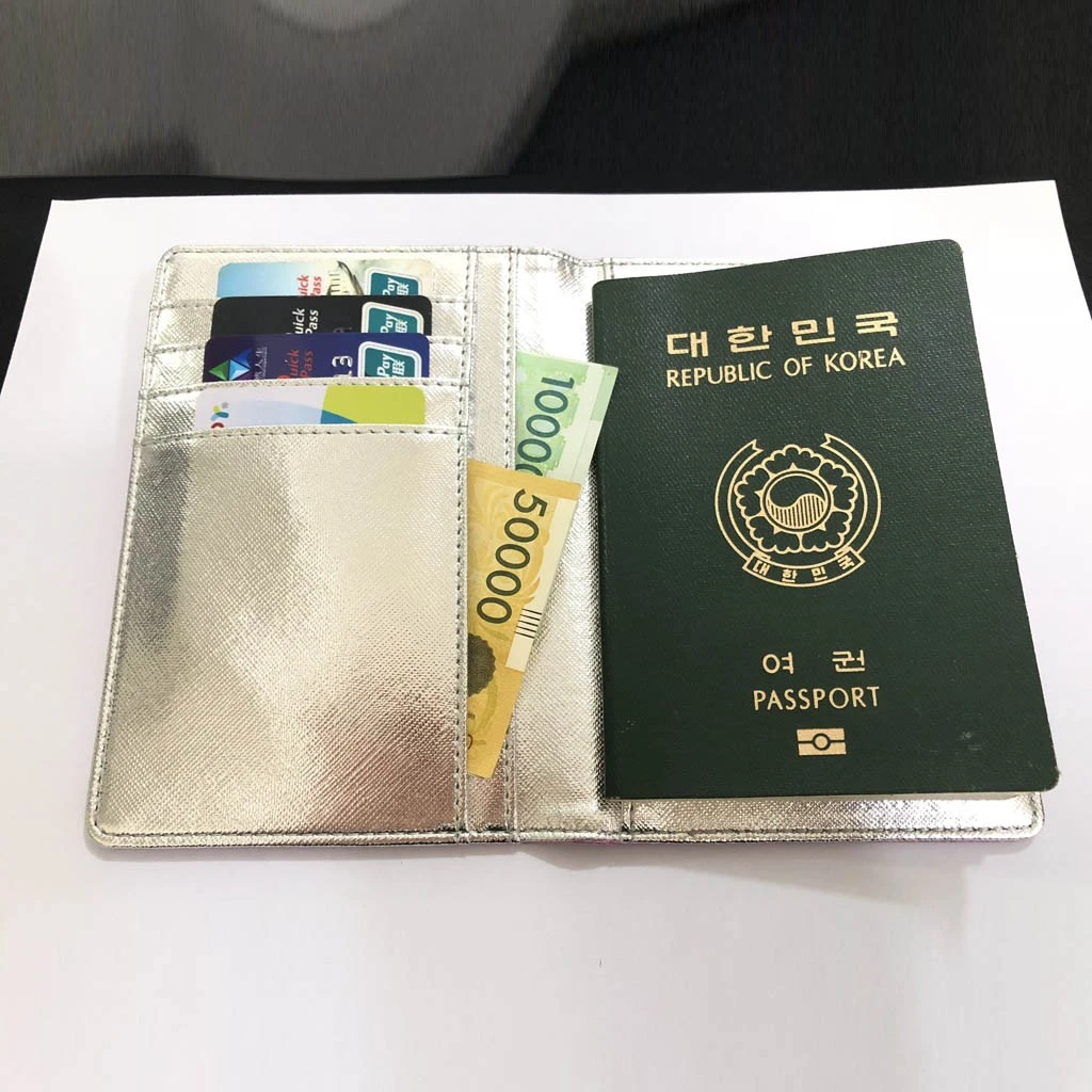 Fashion Trend Women Men ID Credit Card Banquet Letter Holder Coin Bag Travel Wallets Double Open 812 | Багаж и сумки