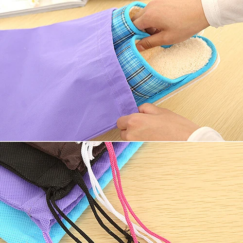 Laundry Shoe Travel Pouch Portable Tote Drawstring Storage Bag Organizer | Дом и сад