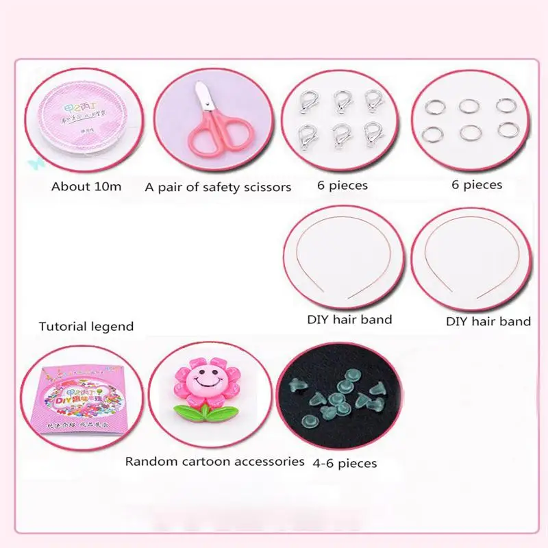 

Charm Bracelet Set Jewelry Acrylic Material Package DIY Jewelry Workmanship and Components Puzzle Jewelry Handmade