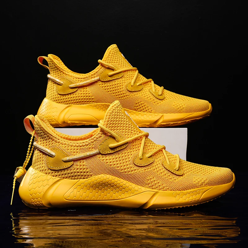 

New men's shoes sports shoes summer gym shoes running sneakers male breathable lightweight retro trend hollow sports trainers
