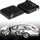 2 шт., светодиодный проектор для двери автомобиля Volvo XC60 S60 S40 S80 V40 V60 V70 V50 850 C30 XC90 S90 V90 XC70 S70