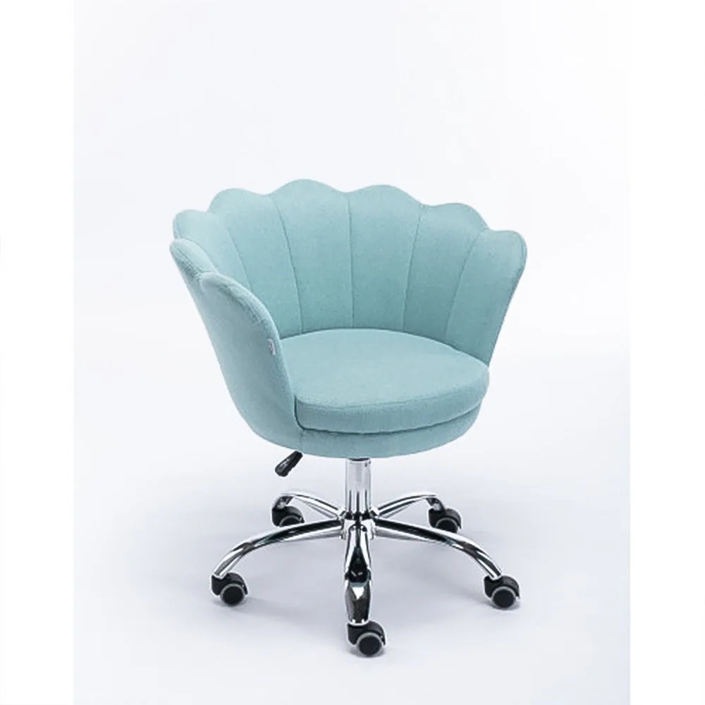 

Swivel Shell Chair For Living Room/Bed Room, Modern Leisure Arm Chair Orange Fabric