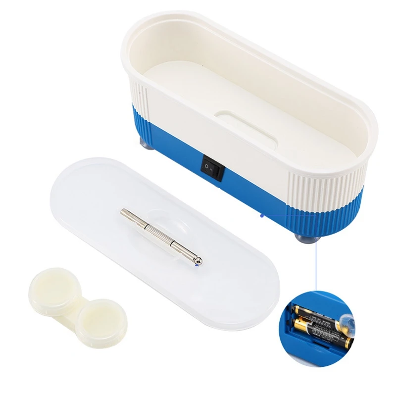 2 шт. Ультразвуковой очиститель ювелирных изделий протез очки для глаз Монеты