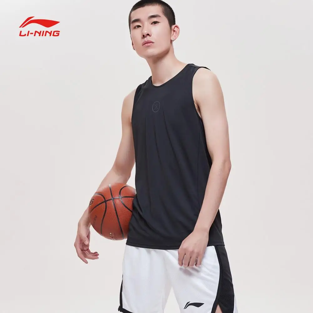 Li-Ning Men Wade Series Basketeball Tank Polyester Slim Fit Comfort Breathable LiNing Sports Vests Top AVSP085 CAMJ19 | Спорт и