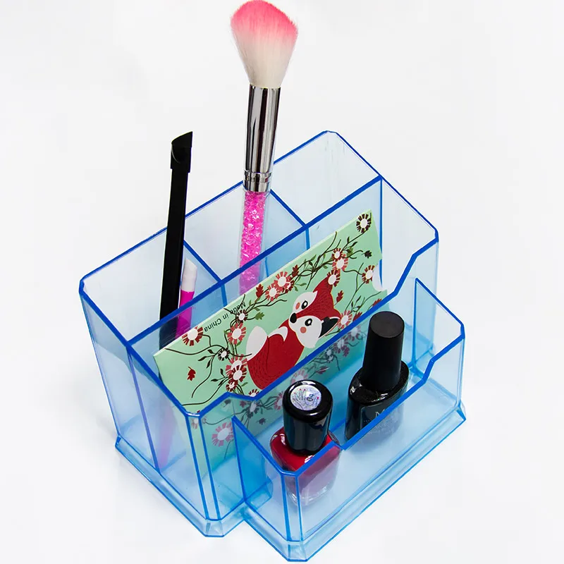 Акриловый Органайзер для макияжа подставка косметики 5 цветов коробка хранения