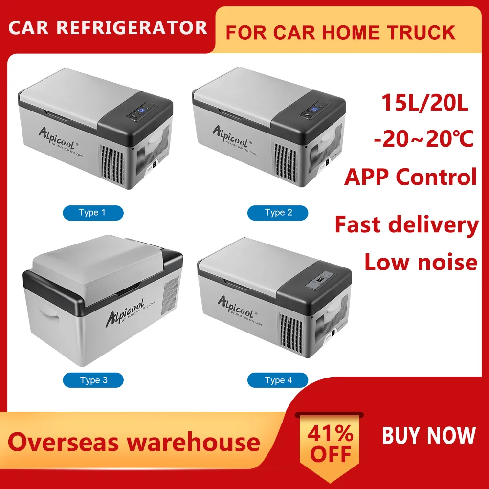 12/24V Автомобильный холодильник морозильник охладитель компрессора Регулируемый