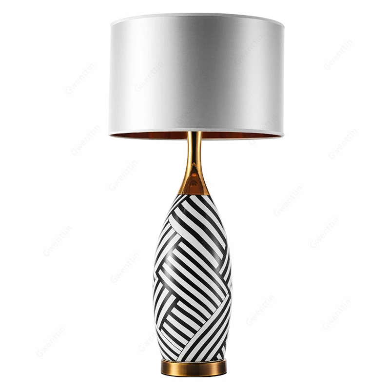 Настольный светильник с рисунком зебры настольный для чтения лампа гостиной