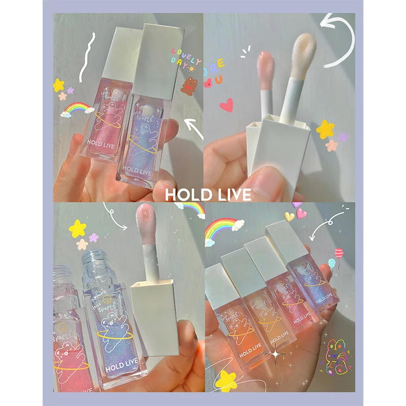 Уход за живыми губами маска для сна увлажняющий блеск губ ночного Розовый