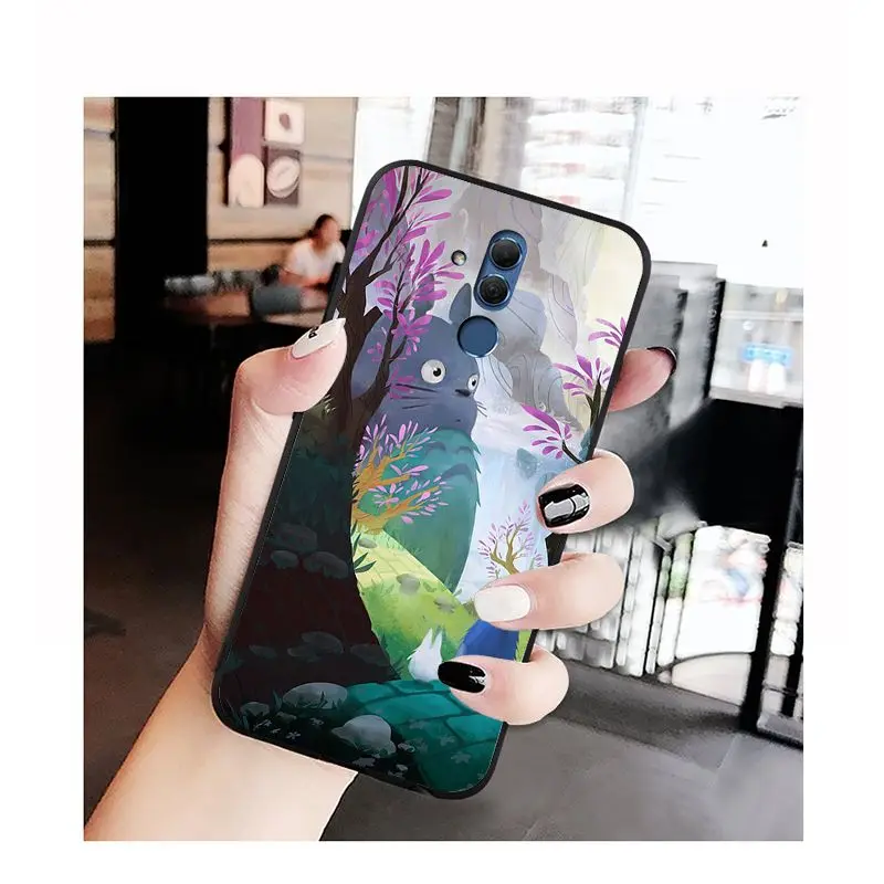 MaiYaCa Cute Totoro Spirited Away Ghibli Miyazaki Anime Phone Case for Huawei Mate 10 20 Lite 20X Mate20 Pro Mate9 Nova3 3i | Мобильные