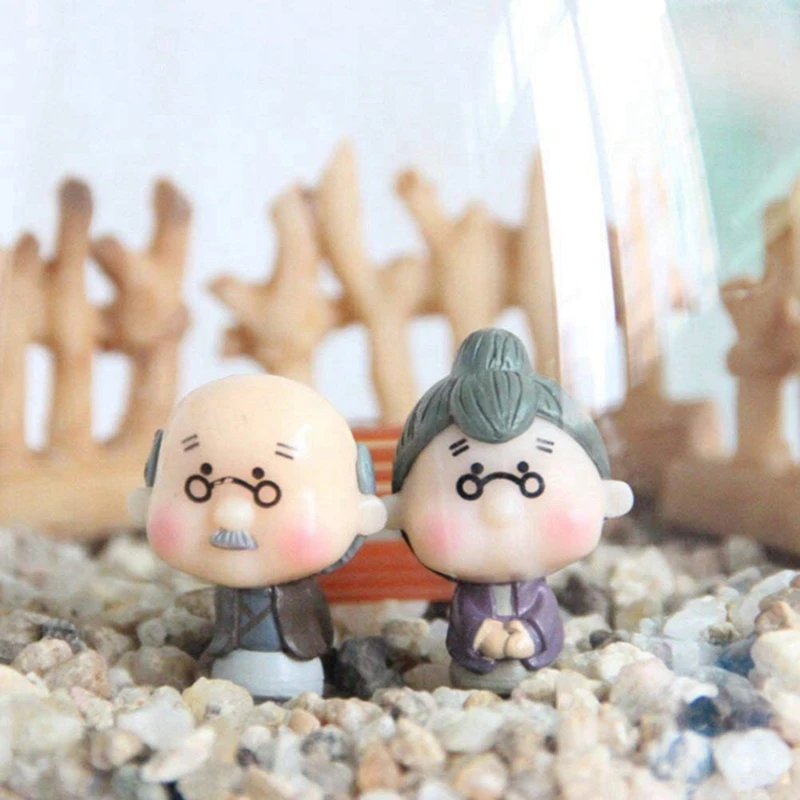 Акция! Миниатюрная Фигурка Феи сада дедушки и бабушки украшение для кукольного