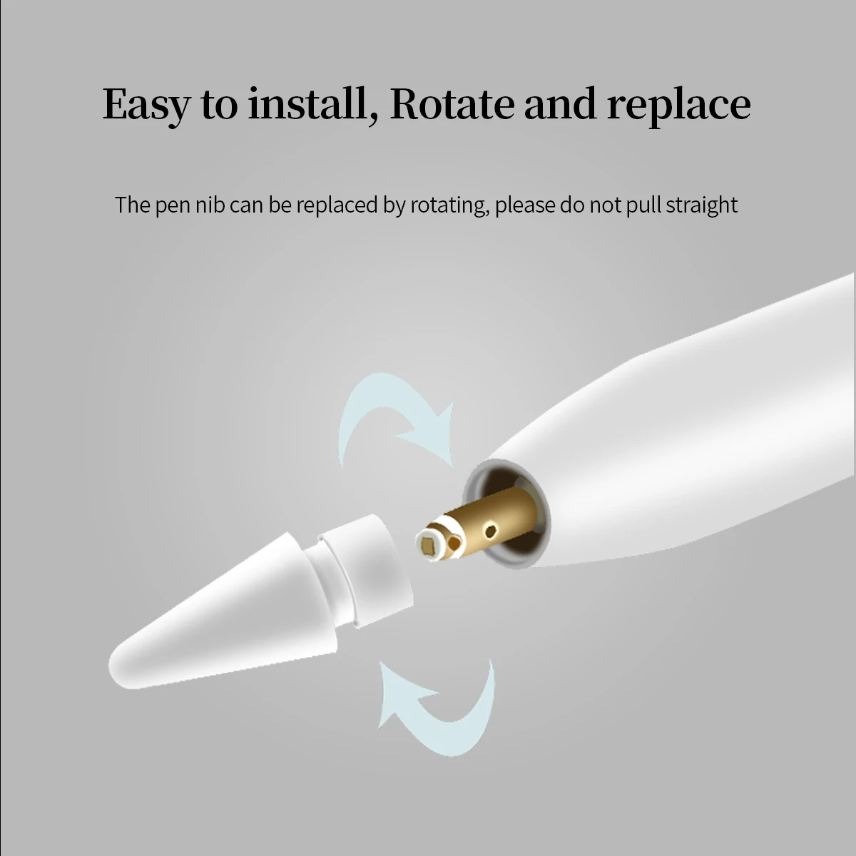 Original Nib for Apple Pencil 1/2 Second Generation Touchscreen Stylus Pen Tip iPad Accessories Replacement Head | Компьютеры и офис