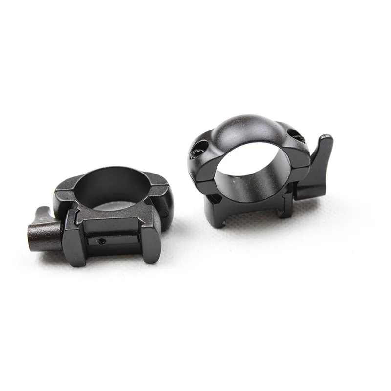 Винтовочное стальное крепление Вивера 1 дюйм низкопрофильные матовые Рычажные