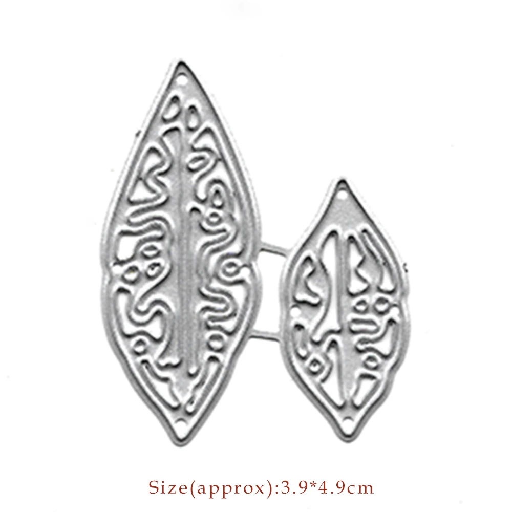 2 шт. лист металлический Трафаретный вырубной Штамп для DIY Скрапбукинг альбом