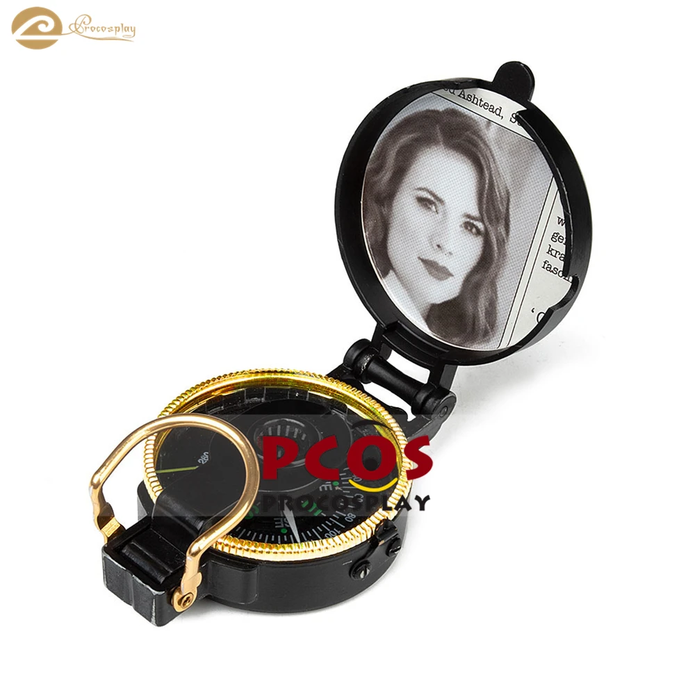 Pro cosplay готов к отправке Капитан Америка Пегги Картер компас Стива Роджерса