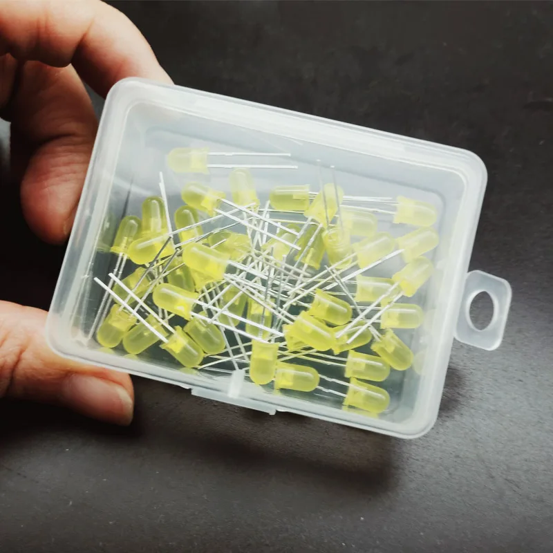 100 шт. 5 мм светодиодные диоды набор в ассортименте белый зеленый красный синий