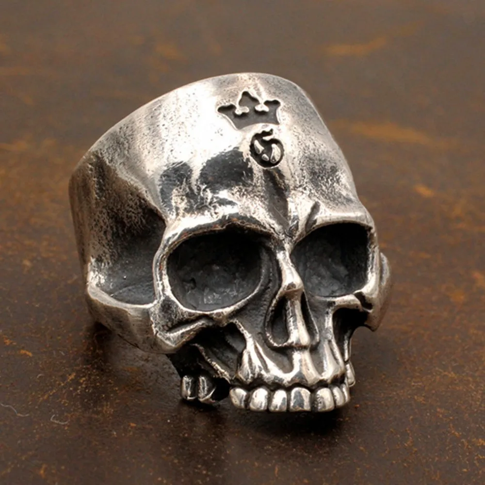 Мужские классические кольца из тайского серебра S925 пробы|skull ring|ring ringskull silver ring |