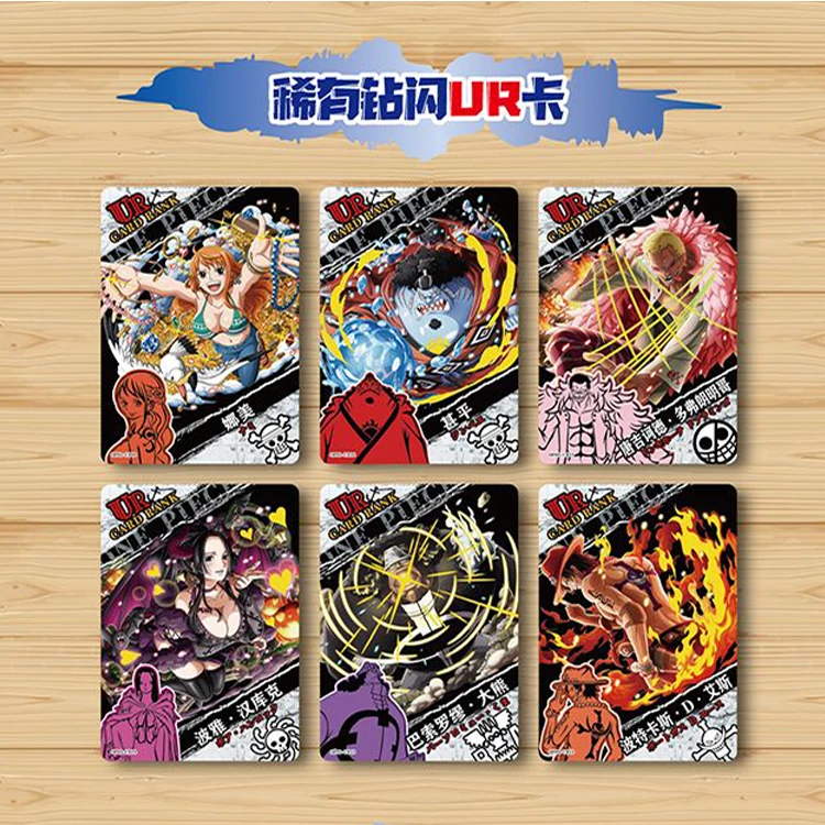 Luffy Roronoa Sanji Nami TCG японское аниме коллекция карт карты игры 50-210 шт./коркоркор.