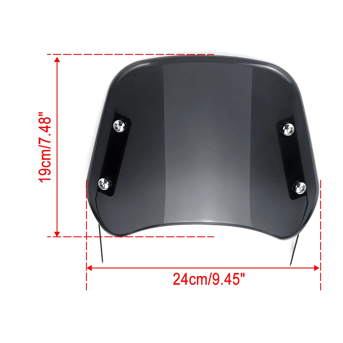 

Motorcycle 6.5"-9.45" Headlight Windshield Wind Deflector Windscreen Universal Headlight For Honda Yamahas Kawasakis Suzukis