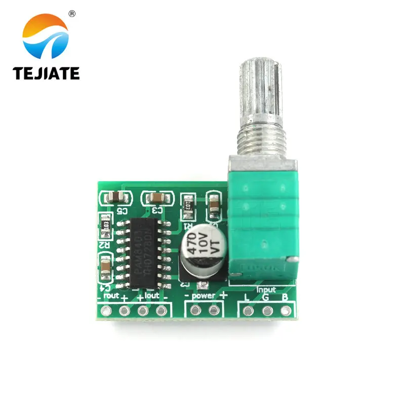 PAM8403 5 в усилитель мощности аудио Плата 2 канала 3 Вт регулятор громкости/USB