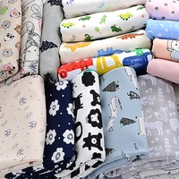 new prints baby cotton knitting fabric by half meter diy sewing uphostery clothing cotton fabric