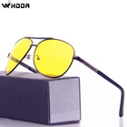 Поляризованные мужские очки ночного видения в прочной оправе, металлические солнцезащитные очки для вождения, антибликовые солнцезащитные очки UV400 A29