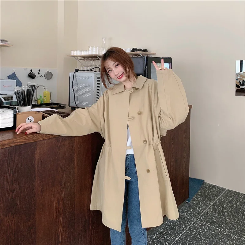 

Осенние простые комоды с отворотами в Корейском стиле