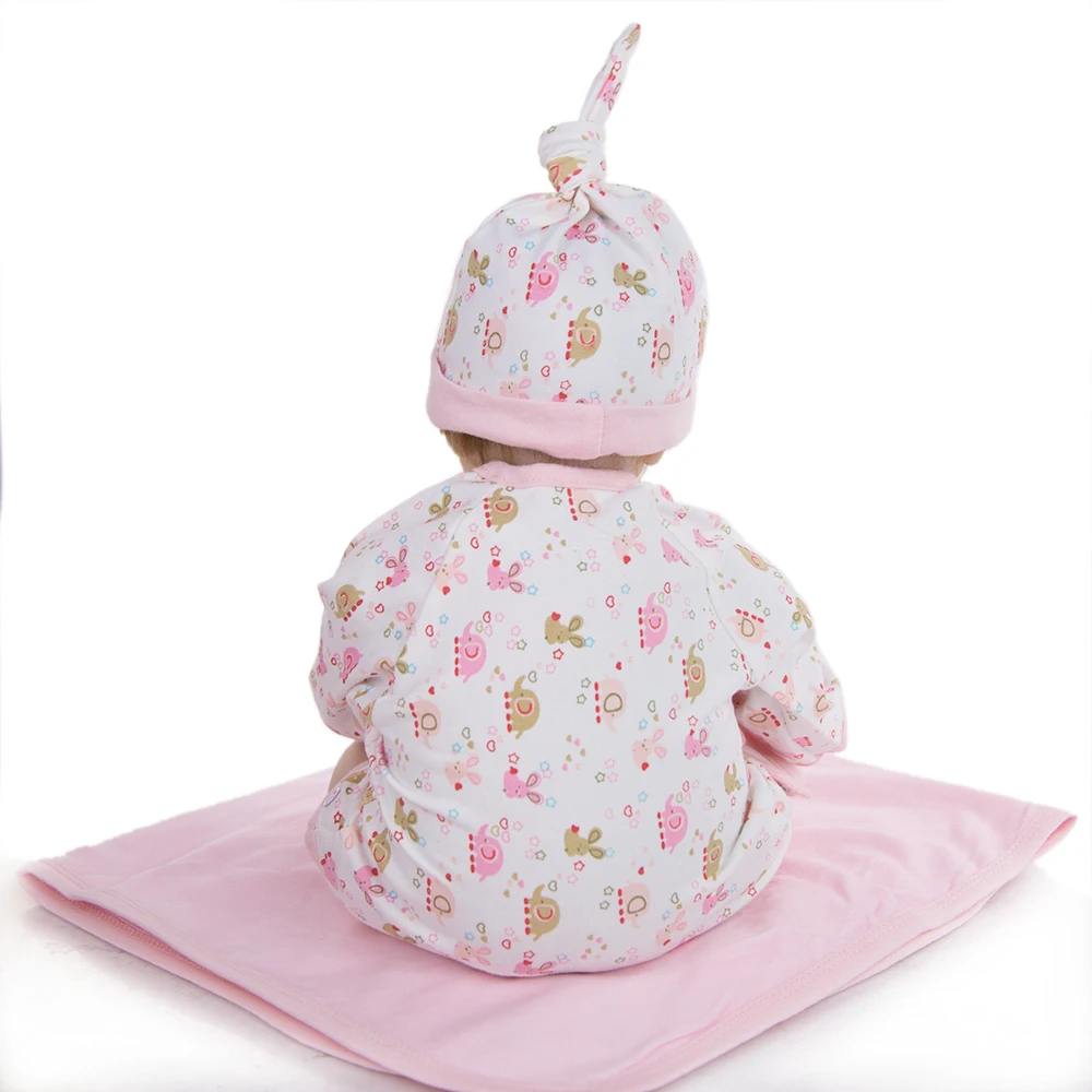 Новое поступление 42 см Reborn Baby куклы реалистичные Спящая девочка Boneca реборн