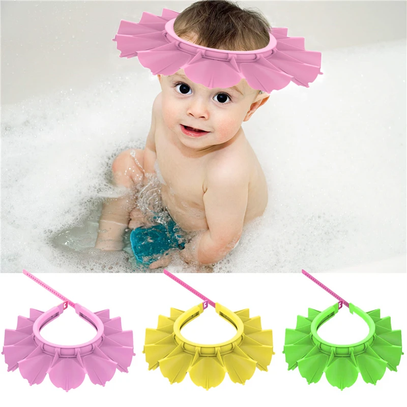 Комплект из 3 предметов детская шапочка для душа силиконовый регулируемый ремень