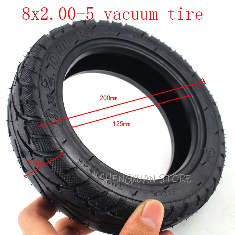 

Бесплатная доставка 8-дюймовый электрический скутер бескамерные шины 8x2.00-5 Электрический скутер 8-дюймовый 2,10-5 Шины вакуумные шины 8*2,00-5