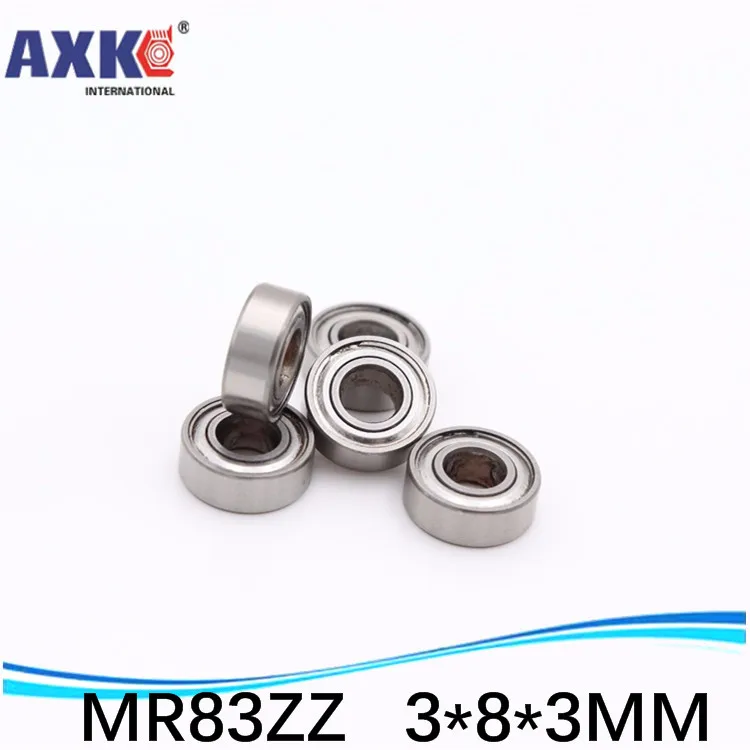 AXK Прямая продажа с фабрики MR83 SMR83 Z SMR83ZZ L 830ZZ X3ZZ 3*8*3 мм нержавеющая сталь 440C